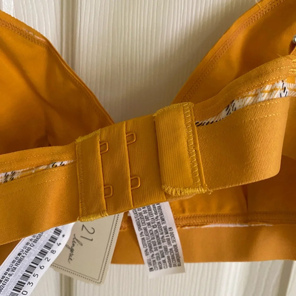 Yellow plaid bralette NWT - Picture 4 of 5